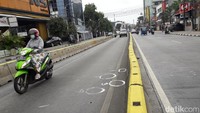 Setiap lingkaran terdapat sebuah nomor. beberapa lingkaran tampak mulai pudar. (Foto: Isal Mawardi/detikcom)