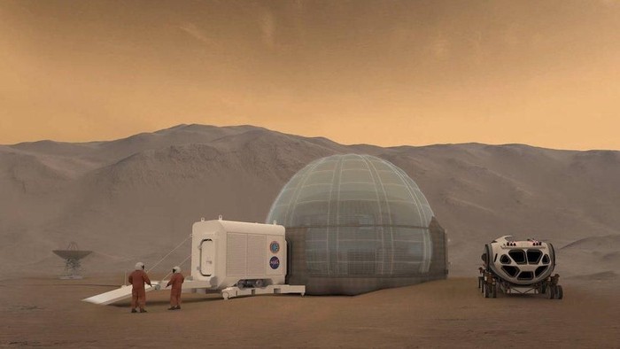 Psikologi jadi tantangan terberat saat tinggal di Mars. Foto: BBC Magazine Psikologi jadi tantangan terberat saat tinggal di Mars. Foto: BBC Magazine