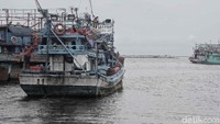 Tsunami yang menerjang kawasan Selat Sunda, membuat para nelayan di Muara Angke tak berani melaut.
