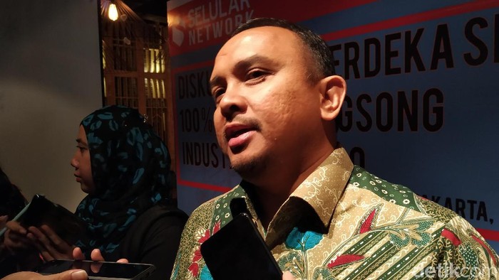 Dirut BAKTI Anang Latief. (Foto: Agus Tri Haryanto/detikINET) Dirut BAKTI Anang Latief. (Foto: Agus Tri Haryanto/detikINET)