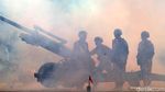 Aksi Para Prajurit TNI Unjuk Kemampuan di Sertijab Dankormar