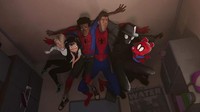 Beberapa Spider-Man yang tampil dalam satu frame. Foto: Dok. Sony Pictures Animation