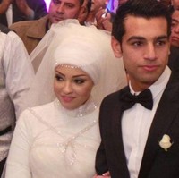 Wanita yang bernama Magi Salah itu dipinang Mohamed Salah pada Desember 2013 lalu. Pernikahannya yang meriah itu digelar di desa Nagrig. Foto: Istimewa