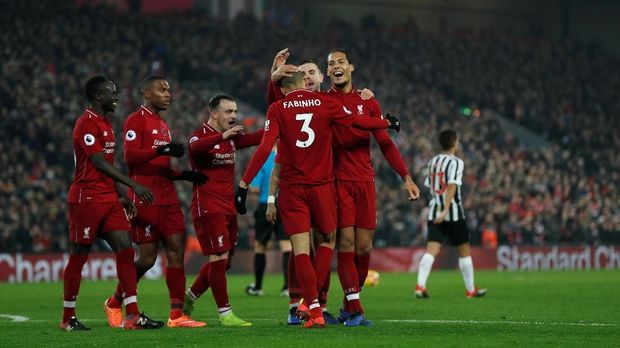 Liverpool belum terkalahkan dalam 19 laga Liga Inggris musim ini.