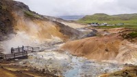 Penelitian Donovan berfokus di Islandia. Telah terjadi peningkatan dramatis dalam jumlah pengunjung asing, dari 488.622 pada 2010 menjadi 2.224.074 pada 2017 hanya karena lanskap dramatis negara itu dan gunung berapi aktif sebagai alasan perjalanannya (iStock)