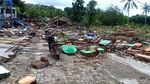 Potret Rumah Rata dengan Tanah Diterjang Tsunami di Sumur Banten