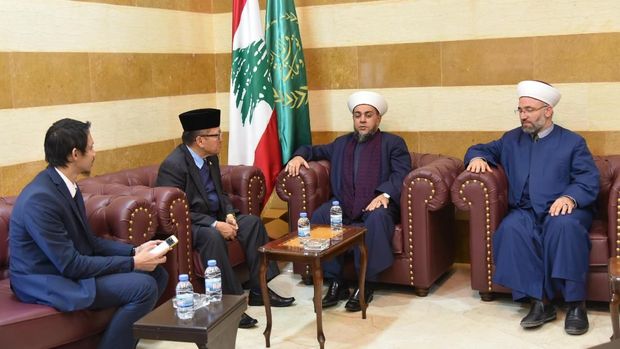 Dubes RI untuk Lebanon Achmad Chozin Chumaidy berkunjung ke Universitas Tripoli.
