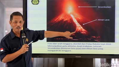PVMBG Jelaskan Kondisi Terkini Gunung Anak Krakatau
