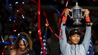 Kejutan terjadi di final US Open saat jagoan tuan rumah, Serena Williams, takluk di tangan petenis Jepang non unggulan Naomi Osaka. (Julian Finney/Getty Images)