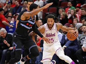 Hasil NBA: Derrick Rose Bawa Wolves Terkam Bulls
