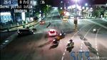 Detik-detik Brio Tabrak Dua Pemotor di Surabaya