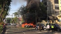 Teror bom di Subabaya tersebut berlangsung tak lama setelah tragedi kerusuhan narapidana teroris di Mako Brimob, Depok. (Istimewa).