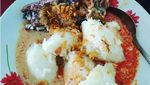Gurihnya Nendang! Sarapan Ketupat Kandangan dengan Lauk Ikan Haruan