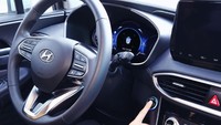 Hyundai Santa Fe model 2020 ini pun mulai dijual pada kuartal pertama 2019 mendatang. Meski begitu, Hyundai mengatakan mobil dengan fitur ini hanya tersedia untuk pasar tertentu. Istimewa/Dok. Hyundai.