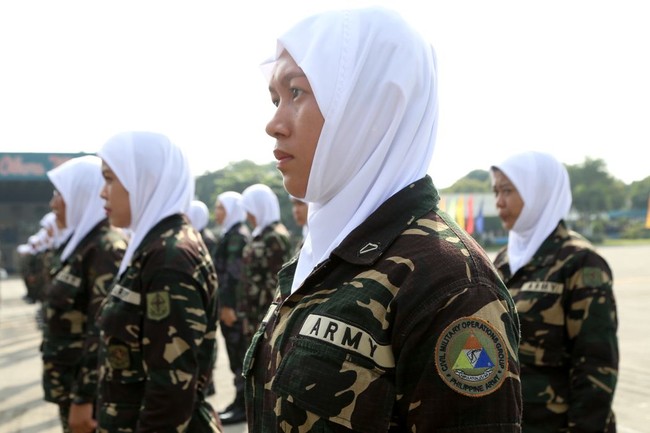 Melanjuti kesuksesan tersebut, para prajurit berhijab akan dikerahkan di berbagai wilayah di Filipina. Mereka akan menjadi pasukan anti terorisme. Foto: Istimewa