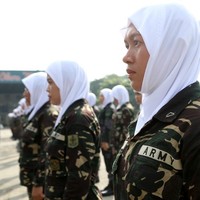 Melanjuti kesuksesan tersebut, para prajurit berhijab akan dikerahkan di berbagai wilayah di Filipina. Mereka akan menjadi pasukan anti terorisme. Foto: Istimewa