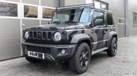 Modifikator kenamaan asal Jerman H & R kini menyediakan kit kustom untuk Jimny Sierra. Kit ini bisa membuat tampilan Suzuki Jimny jadi lebih padat dan kekar. Foto: Response