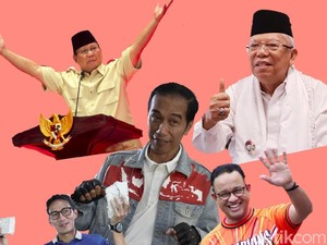 Daftar 5 Tokoh Nasional detikcom Newsmakers of The Year 2018