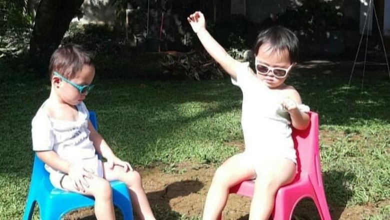 Anak kembar Cynthia Lamusu, Tatjana dan Bima/ Foto: Instagram @tatjanadanbima Anak kembar Cynthia Lamusu, Tatjana dan Bima/ Foto: Instagram @tatjanadanbima
