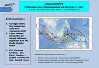 Rencana penempatan buoy dan kabel bawah laut untuk mendeteksi tsunami di Indonesia