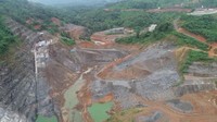 Selain itu, Bendungan Tapin juga akan menyediakan pasokan air baku sebesar 0,50 M³/detik dan menghasilkan listrik sebesar 3,30 MWFoto: Dok. PT Waskita Karya (Persero) Tbk