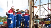 Detailnya, 10 hari proses drilling atau pengeboran dan 8 hari untuk proses penyempurnaan sumur untuk mengalirkan minyak keluar permukaan.Foto: Herdi Alif Al Hikam/detikFinance