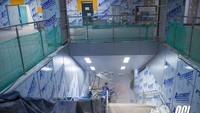 Ini adalah penampakan pintu masuk stasiun bawah tanah MRT Jakarta di Istora. Foto: Dok. MRT Jakarta