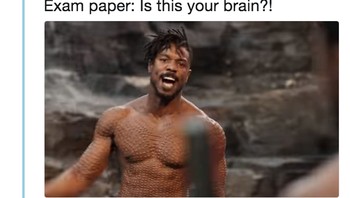 Film Black Panther juga menghasilkan banyak meme, seperti meme is this your king? ini, selain we dont do that here tentunya. Foto: Istimewa