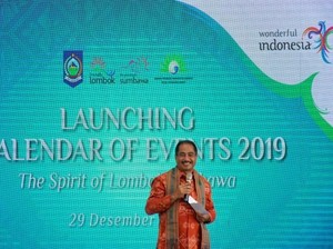 NTB Incar 4 Juta Wisatawan di 2019, Ini Pesan Menteri Pariwisata