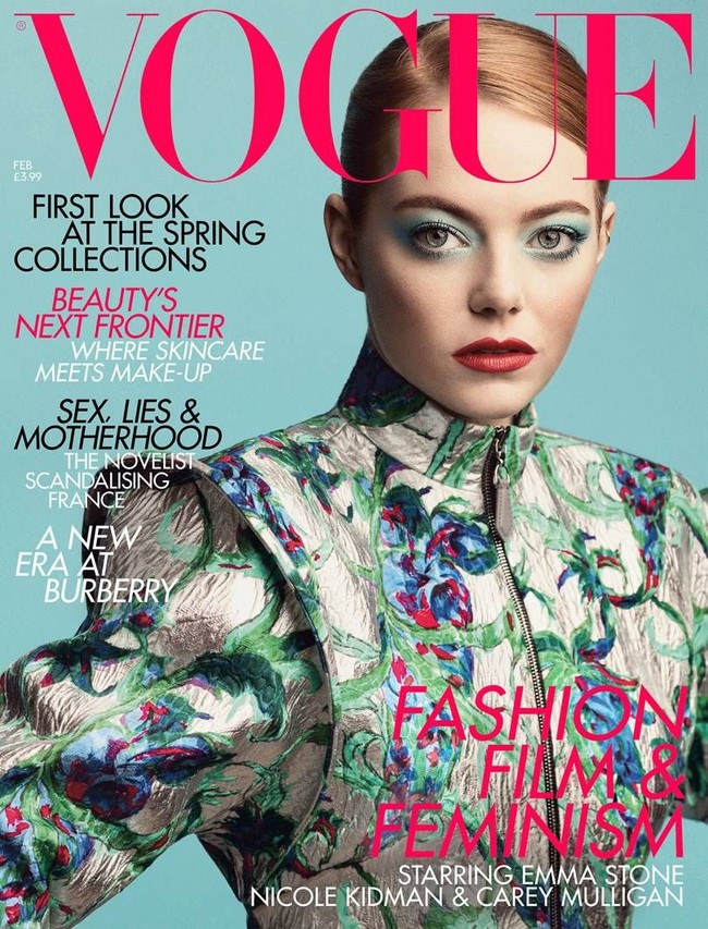 Genap berusia 30 tahun November lalu, Emma Stone ternyata sempat merasa sedih karena meninggalkan masa mudanya di usia 20-an. Aktris pemenang Oscar itu mengungkapkan hal tersebut saat mejeng di cover majalah Vogue Inggris edisi Februari 2019. (Foto: Dok. Vogue Inggris)