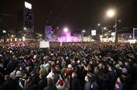 Tuntut Kebebasan Media, Warga Serbia Demo Presiden Vucic