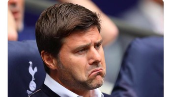 Meme ini bilang status penantang gelar juara Tottenham hanya bertahan selama 73,5 jam. Foto: Twitter