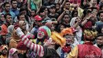 Atraksi Badut Galang Dana untuk Korban Tsunami Selat Sunda di CFD