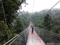 Viral! Jembatan Gantung Situ Gunung Diserbu Wisatawan