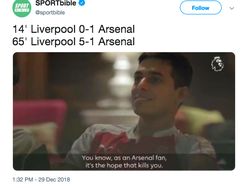 12 Meme Lucu Arsenal Digasak Liverpool