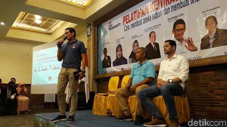 Menang Atau Kalah, Sandiaga Tetap Lanjutkan OK OCE Menang Atau Kalah, Sandiaga Tetap Lanjutkan OK OCE