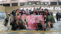 Para pemenang nonton konser BLACKPINK di Osaka, Jepang. Dok. detikHOT
