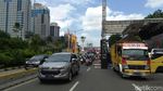Potret Kondisi Lalin di Jalan MH Thamrin Jelang Car Free Night