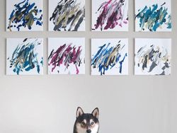 Gemas! Anjing Ini Ternyata Jago Melukis