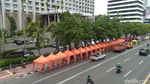 Potret Kondisi Lalin di Jalan MH Thamrin Jelang Car Free Night