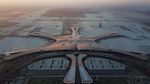 Megahnya Bandara di Beijing yang Mirip Pesawat Luar Angkasa