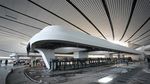 Megahnya Bandara di Beijing yang Mirip Pesawat Luar Angkasa