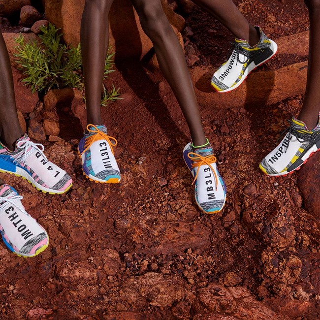 Masih dari Adidas, ada Human Race NMD by Pharrell Williams. Model slip-on memberi napas urban pada sneakers ini. (Foto: Instagram/@pharrell)