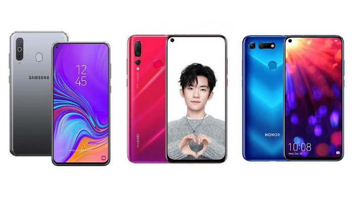 Bagaimana perbandingan tiga ponsel layar bolong dari Samsung, Huawei, dan Honor? (Foto: Adi Fida Rahman/detikINET) Bagaimana perbandingan tiga ponsel layar bolong dari Samsung, Huawei, dan Honor? (Foto: Adi Fida Rahman/detikINET)