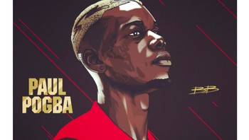 Paul Pogba The Man. Foto: istimewa
