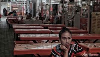 Hingga kini suasana di lokasi masih sepi pengunjung.