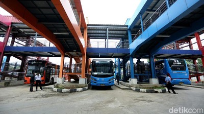 Ini Nih Terminal Pondok Cabe yang Minimalis