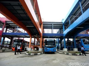 Ini Nih Terminal Pondok Cabe yang Minimalis