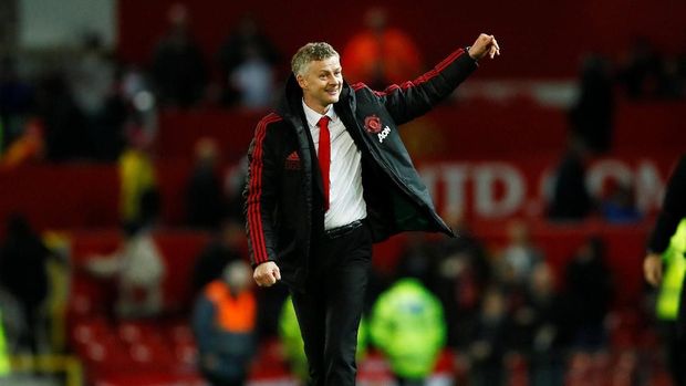 Performa Man United terdongkrak ditangani manajer sementara Ole Gunnar Solskjaer. (