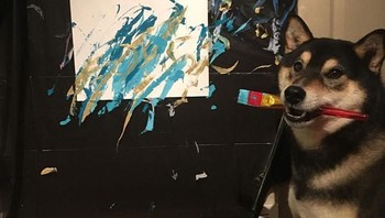 Ia mengatakan Hunter akan terus melukis selama ia masih tertarik untuk melukis, dan jika Hunter bosan, maka Hunter akan berhenti melukis. (Foto: Boredpanda)